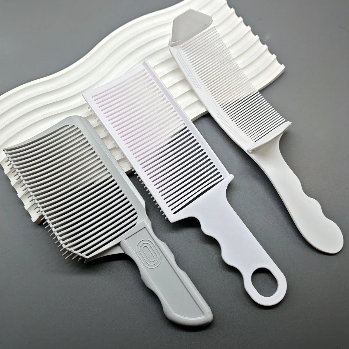 1/3Pcs Barber Hair Comb Kit Flat Top Hair Cutting Fading Stying Fade Comb  Men Fade Brush Salon Hair Tool Accessories