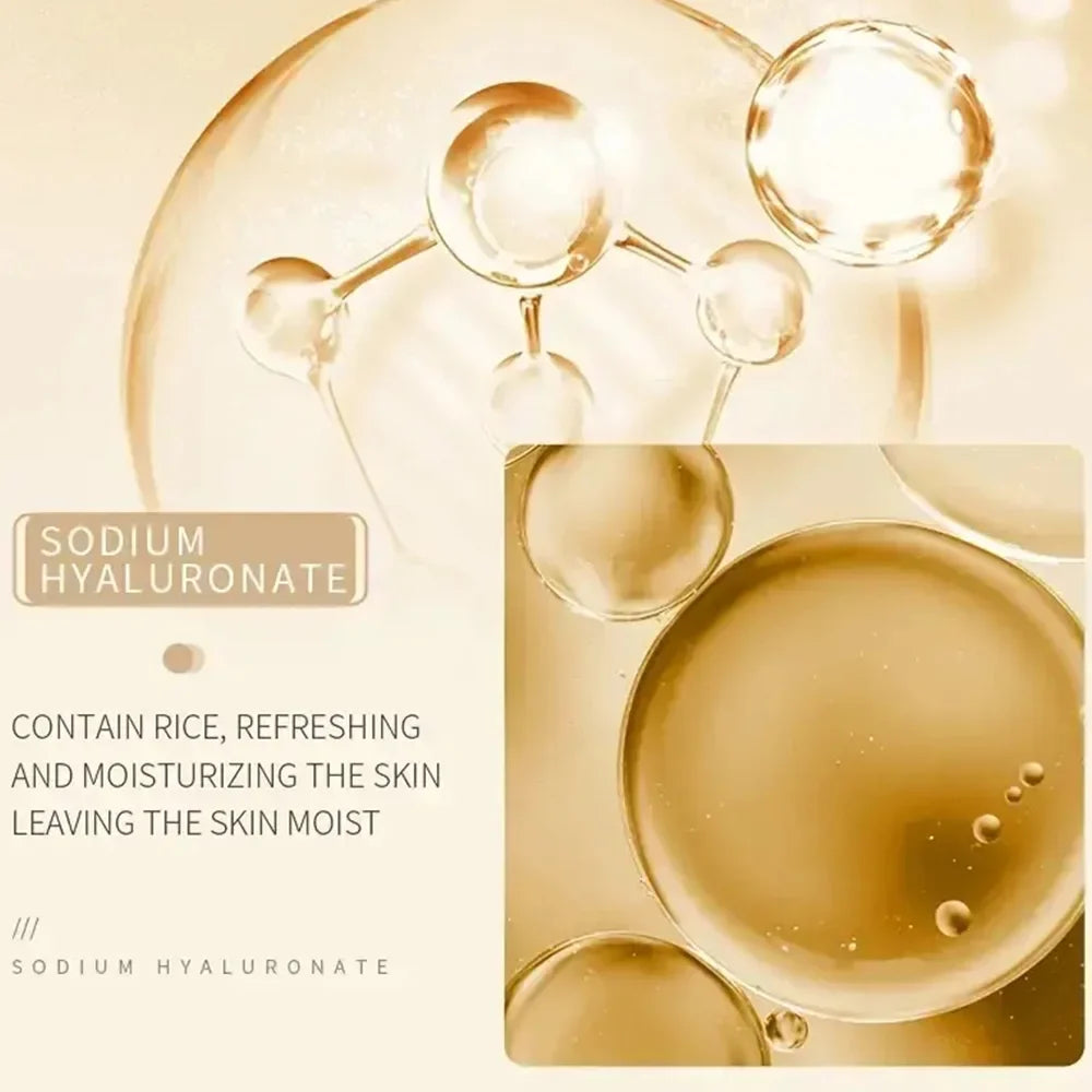 Rice Cream Promotes Elasticity Radiance MoisturizesNouriTheshes LocksMoisture Anti Aging Face Lifting Nourishing Repair Collagen