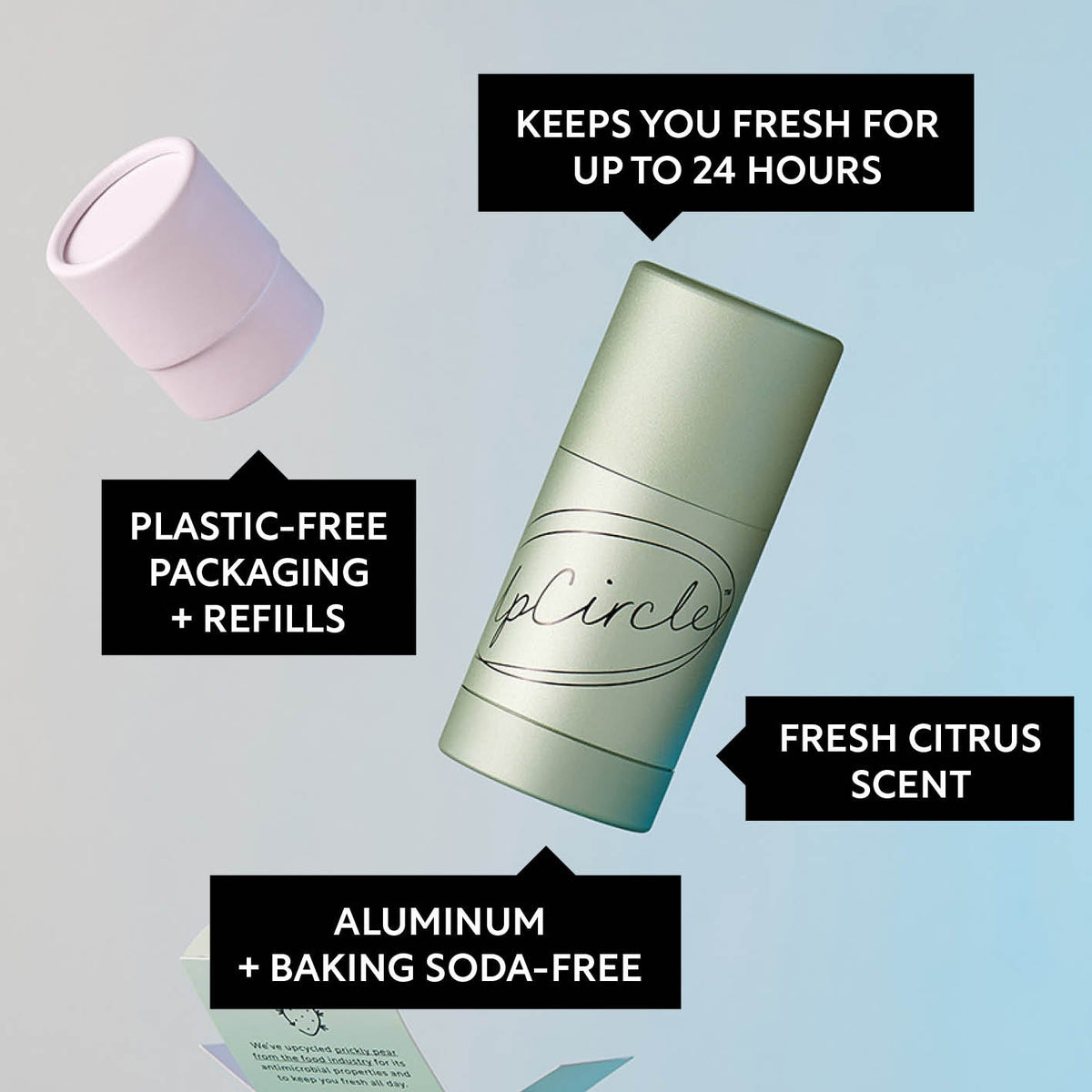 Refillable Deodorant with Macadamia + Bergamot