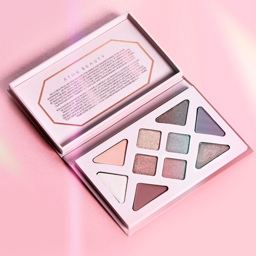 Rose Quartz Crystal Eyeshadow Palette