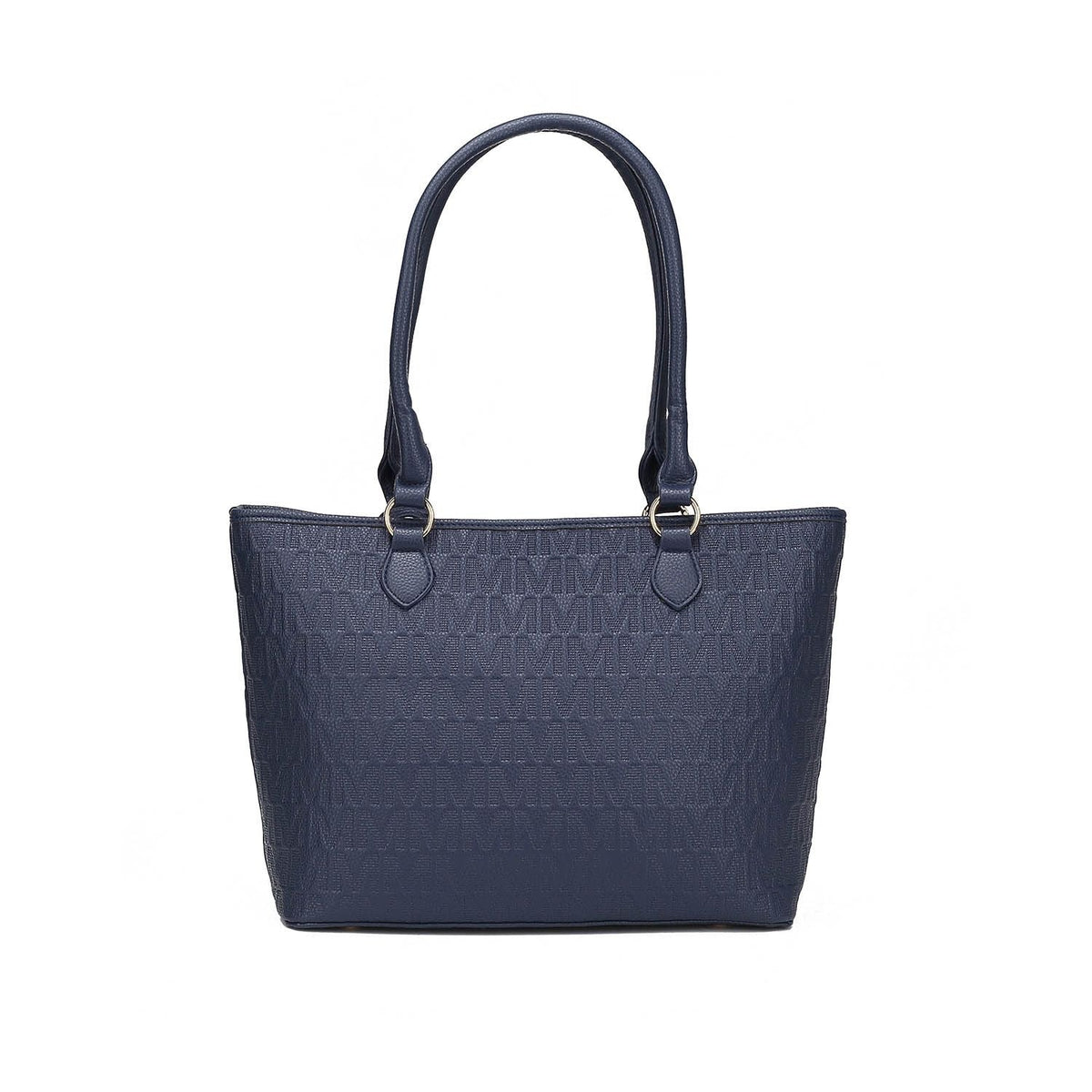MKF Collection Edelyn embossed M Signature Four PCS Tote Set by Mia k