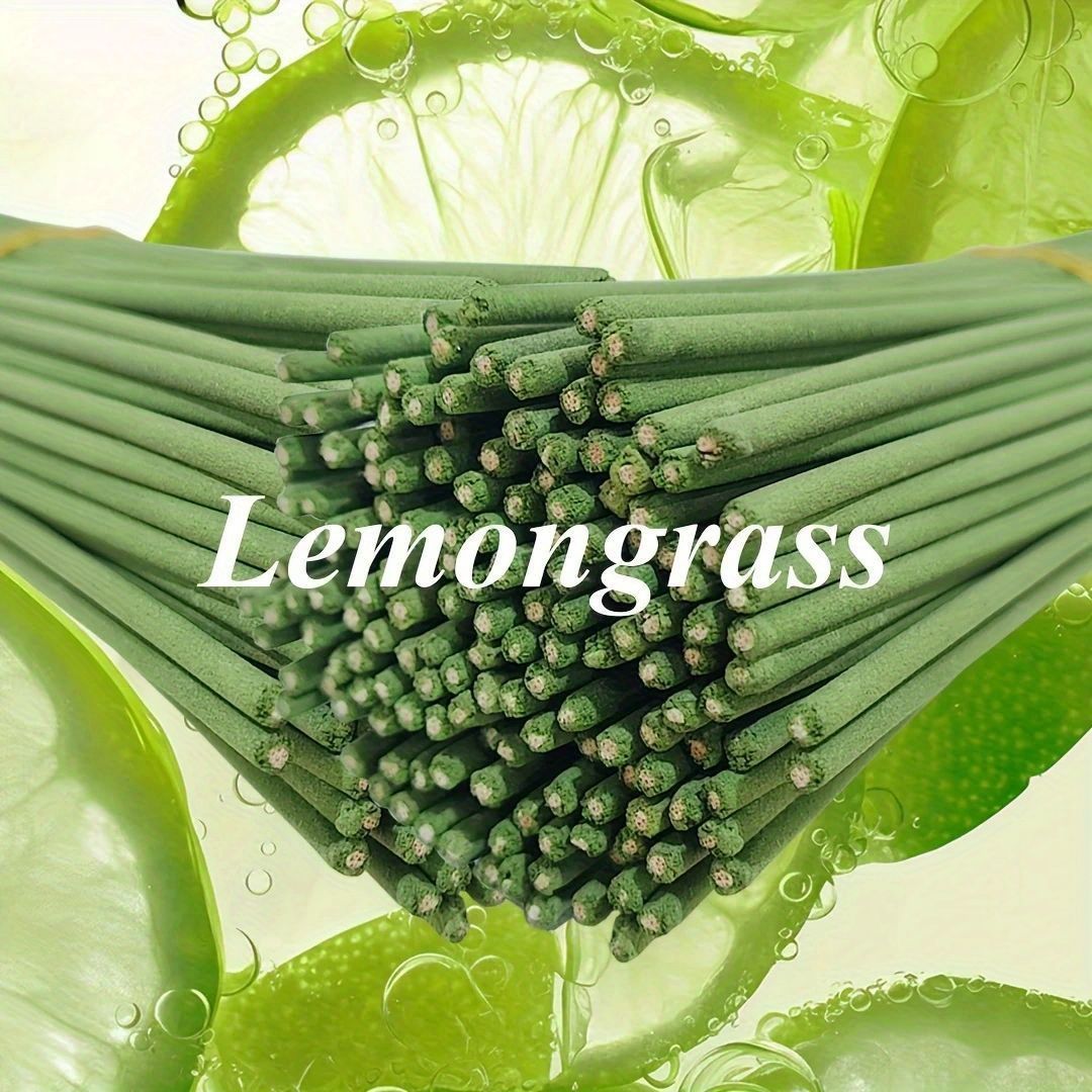 100Pcs 22cm lemongrass, lemongrass, bamboo sticks, outdoor camping scent, home incense