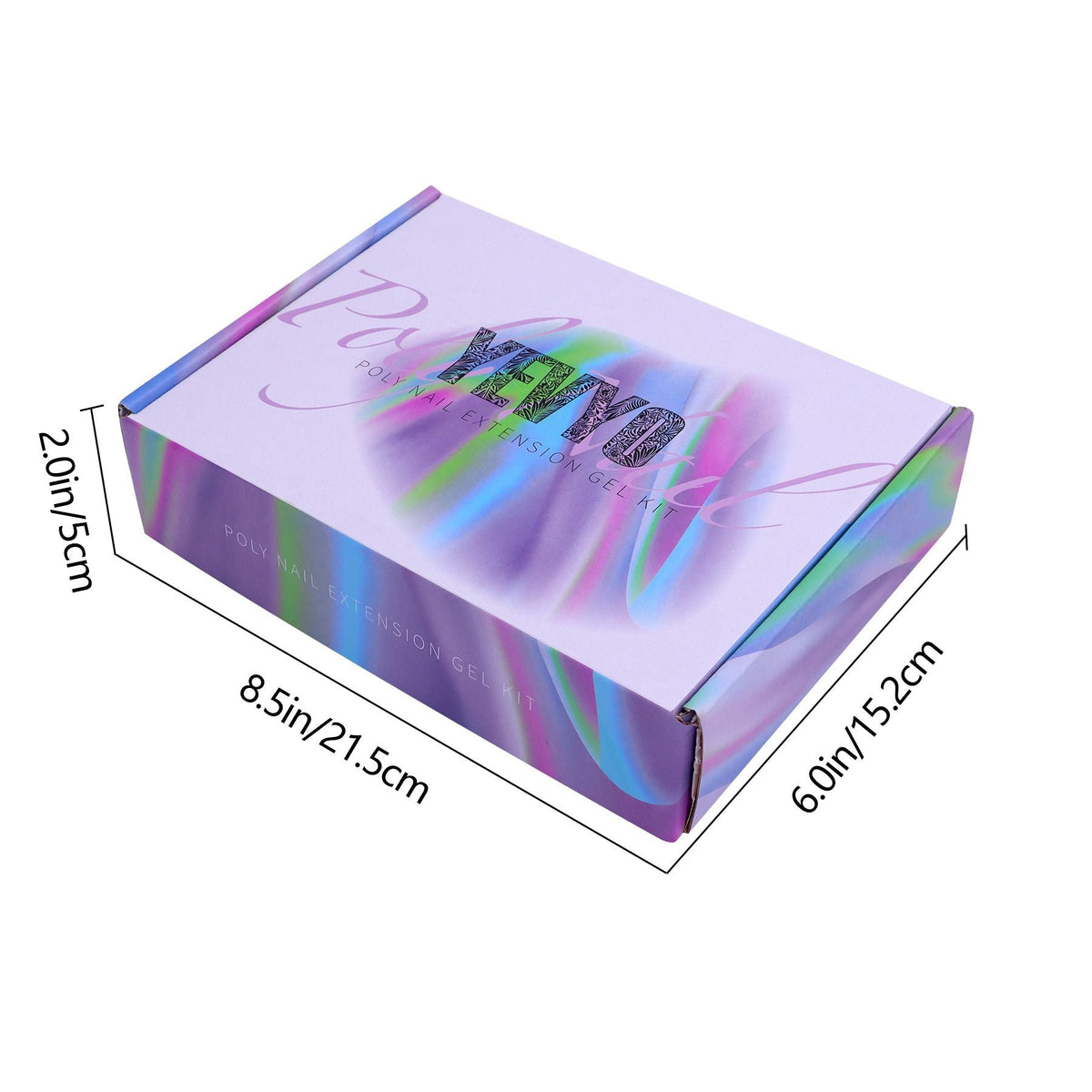 Poly Gel Nail Kit, Poly Nail Gel Kit with UV Lamp for Beginners with Everything, Gel Extension Nail Kit with Slip Solution