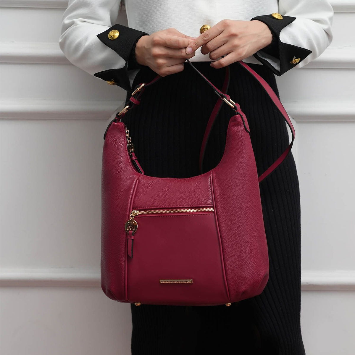MKF Collection Lavinia Vegan Leather Shoulder Bag by Mia K