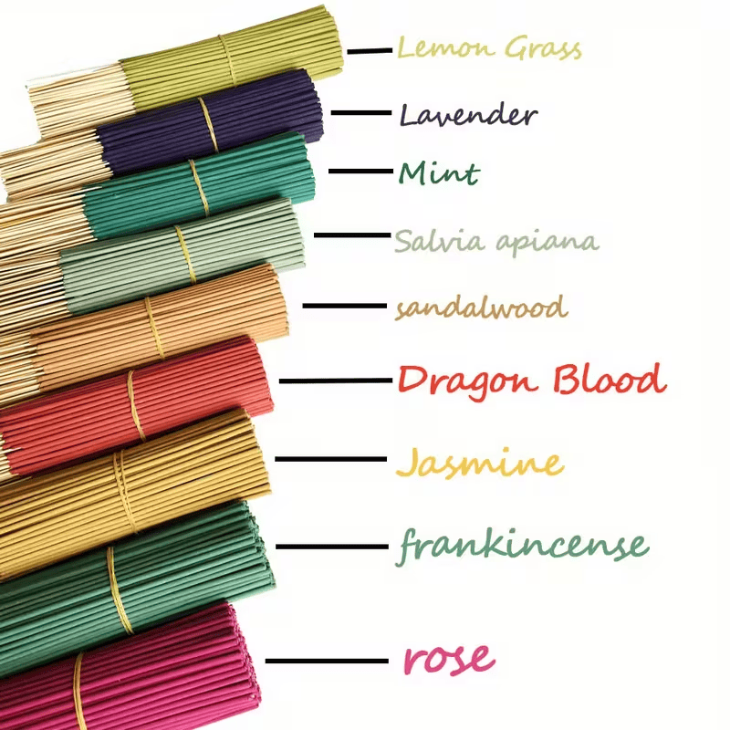 [Bamboo Incense Sticks] 24/73/170 Bamboo Incense Sticks for Home Use | Various Flavors to Choose From
