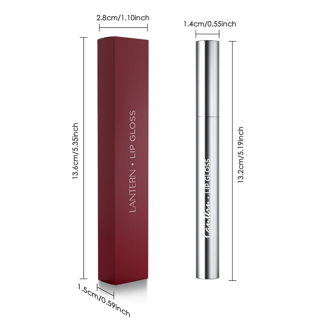Long-Lasting Hydrating Lip Gloss, Moisturizing Non-Sticky Lip Tint with Hyaluronic Acid for Plumping Finish
