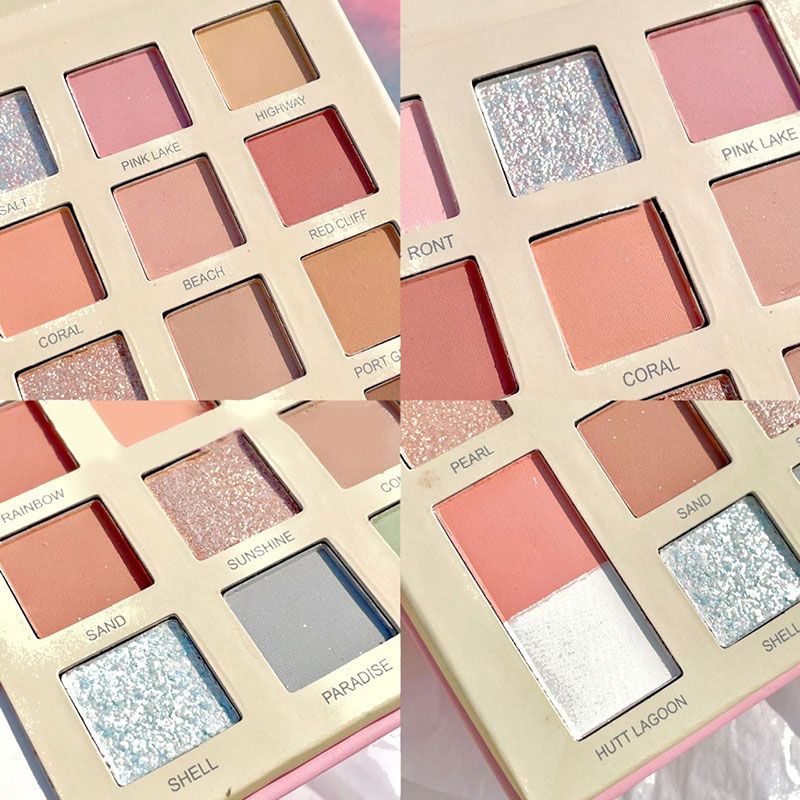 20 Colors Shiny Eyeshadow Palette Matte Rose Color Earth Eye Shadow Polarized Glitter Long Lasting Eye Makeup Cosmetic 2025New