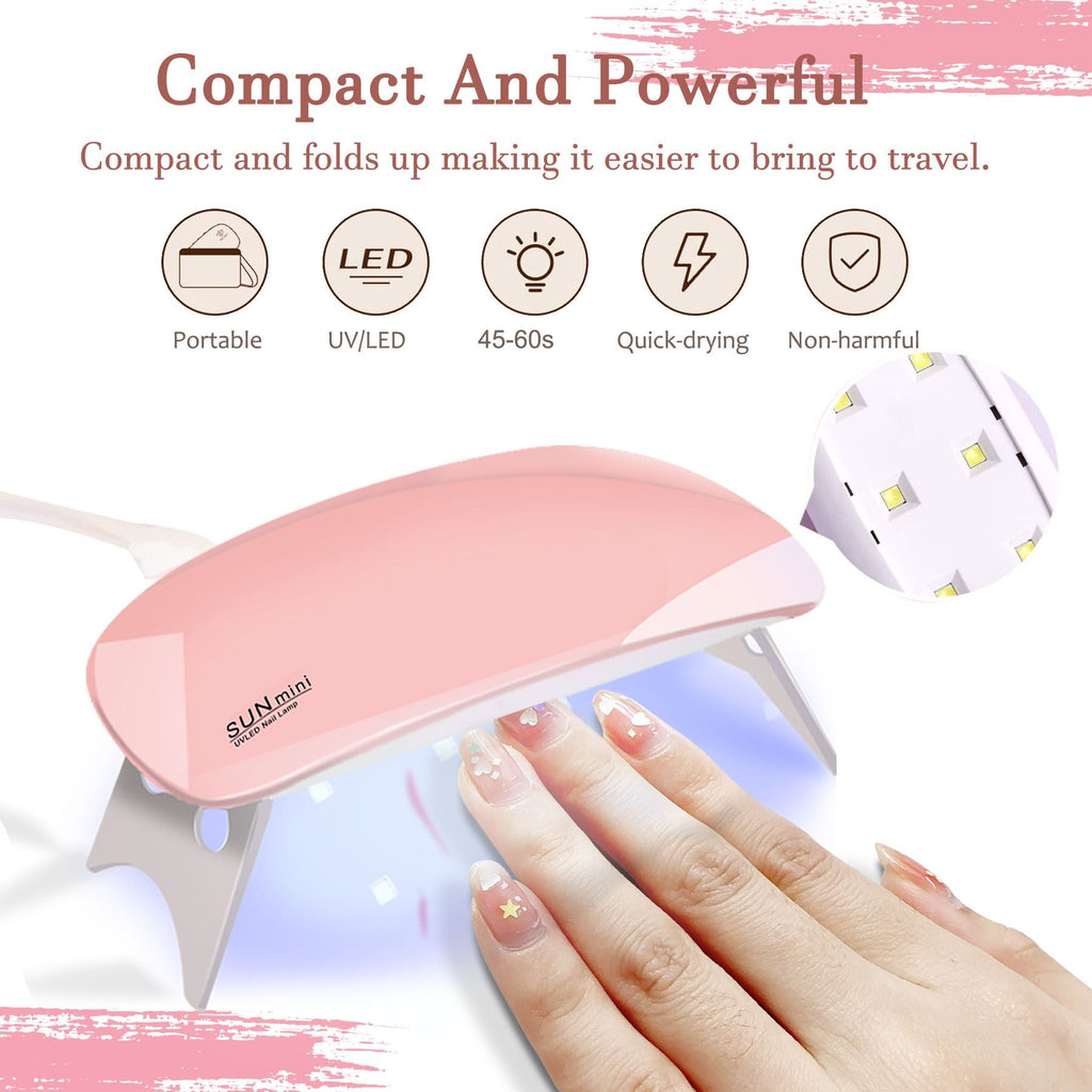 Poly Gel Nail Kit, Poly Nail Gel Kit with UV Lamp for Beginners with Everything, Gel Extension Nail Kit with Slip Solution