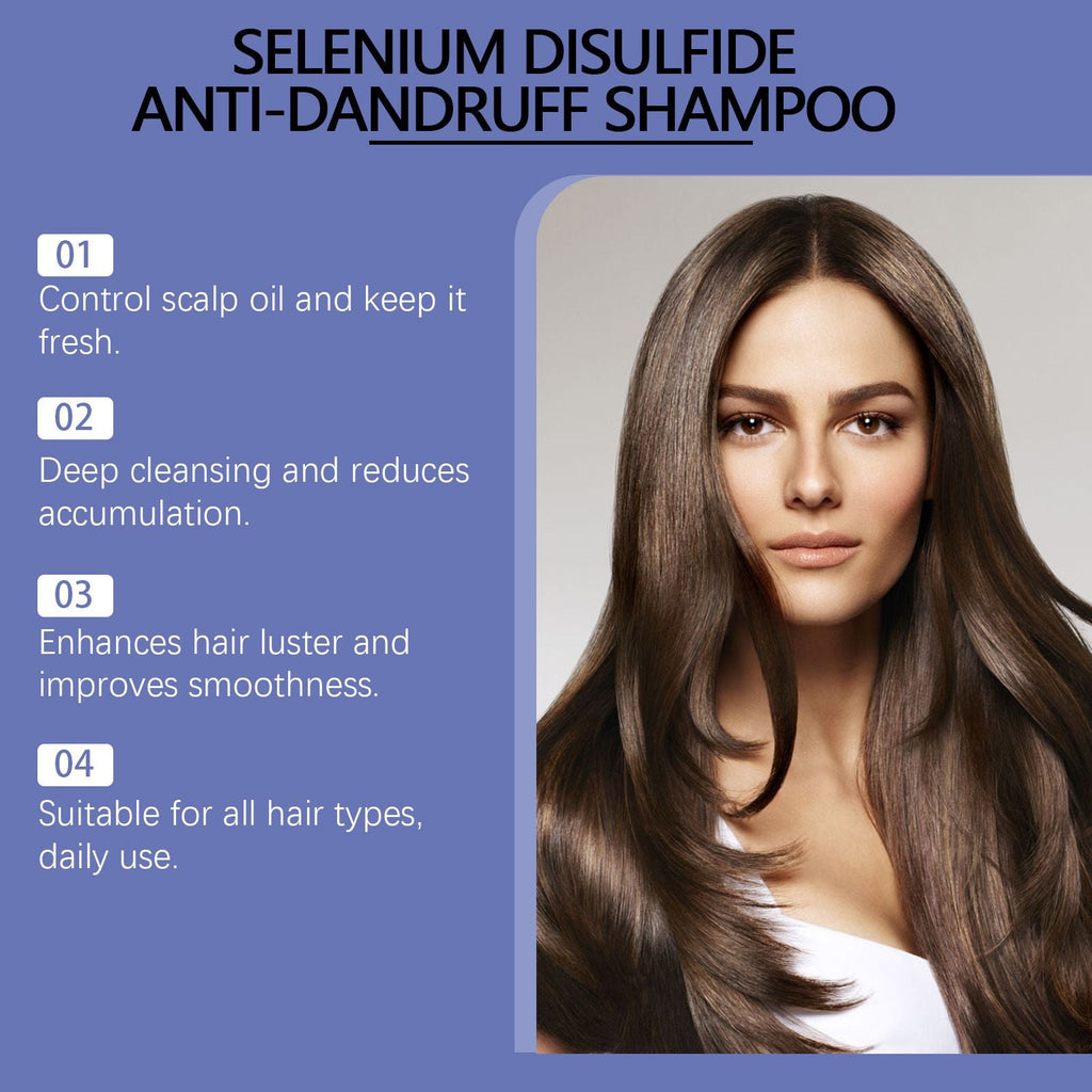 Scalp Refreshing Anti-Dandruff Shampoo, Oil Control Balancing Hair Cleansing Shampoo with Aloe Extract, Deep Cleaning Fluffy Hair Wash for Oily Dry Itchy Scalp, Daily Household Hair Care Shampoo 120ml