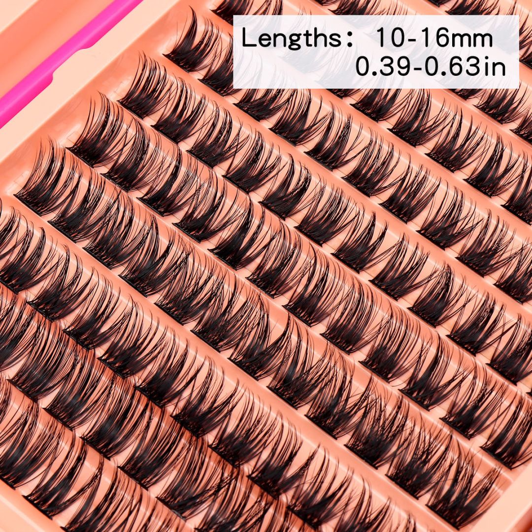 2026 Fairy Tale False Eyelashes -  Azenlo Beginner's DIY Eyelash Extension Kit, 120 Clusters Of Large-capacity False Eyelashes, Includes Glue, Tweezers, and a Complete Tool Set