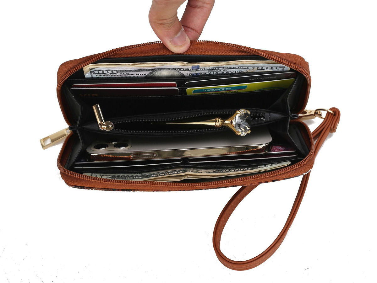 MKF Collection Frida Satchel Handbag and Wallet by Mia k