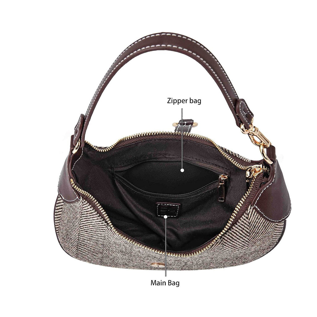 MKF Collection Mire Shoulder Half Moon Bag Fashion and Timeless by Mia K.