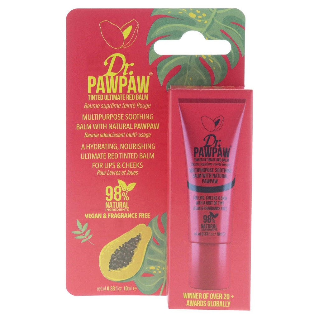 Multipurpose Tinted Balm - Ultimate Red by Dr. PawPaw for Women - 0.33 oz Makeup