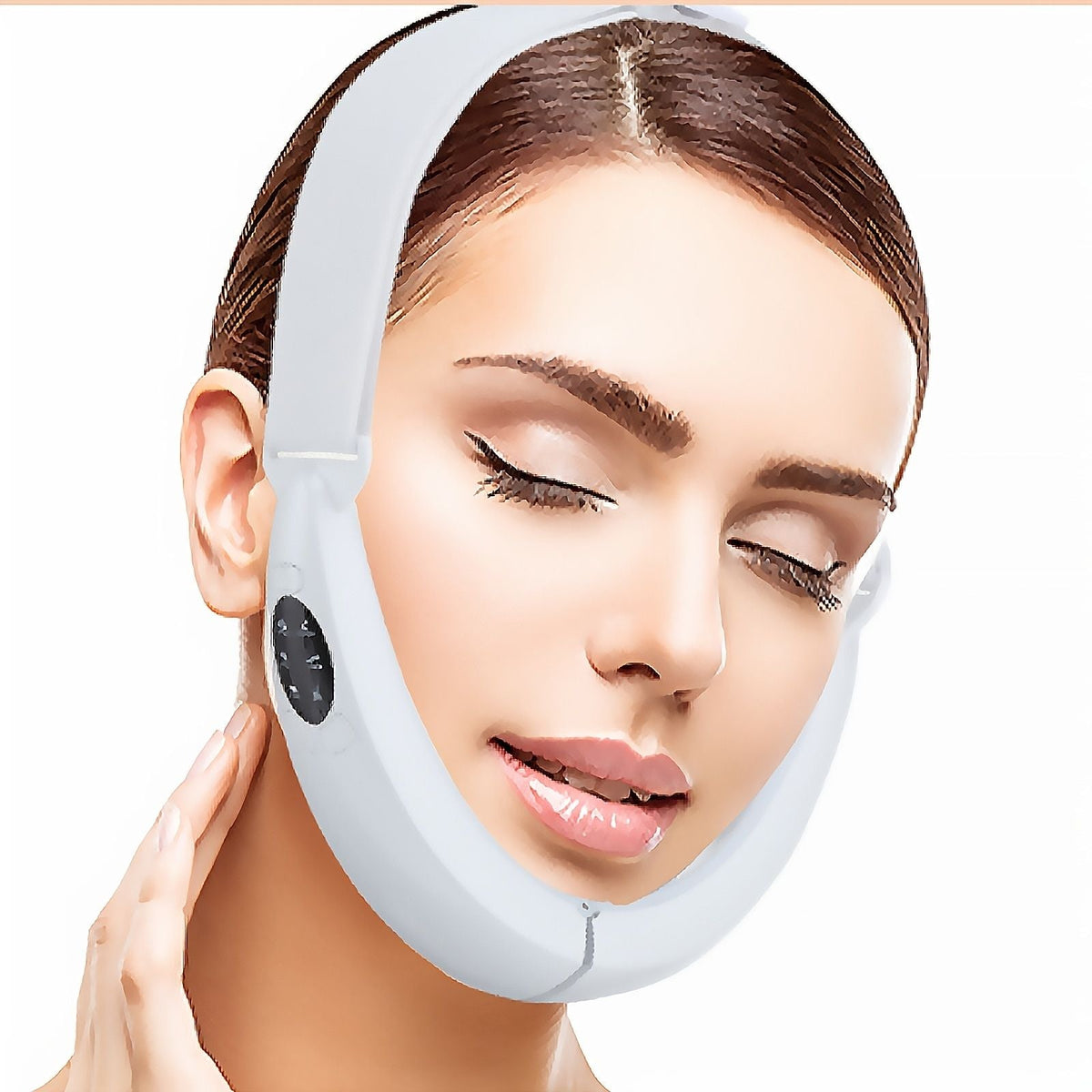 Double Chin Reducer Remote Control Intelligent V- Face Shaping Massager Face Lifting Machine Microcurrent Facial Device