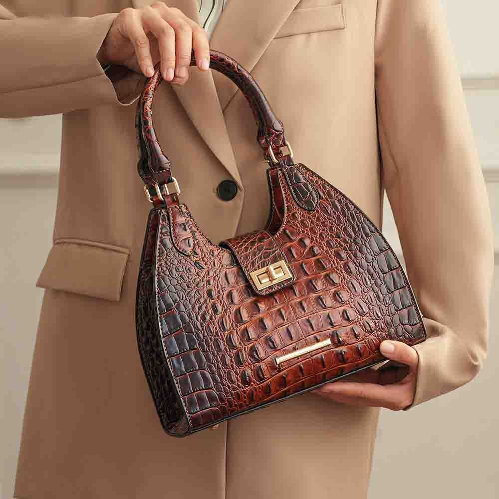MKF Collection Ava Faux Crocodile-Embossed Tote by Mia K