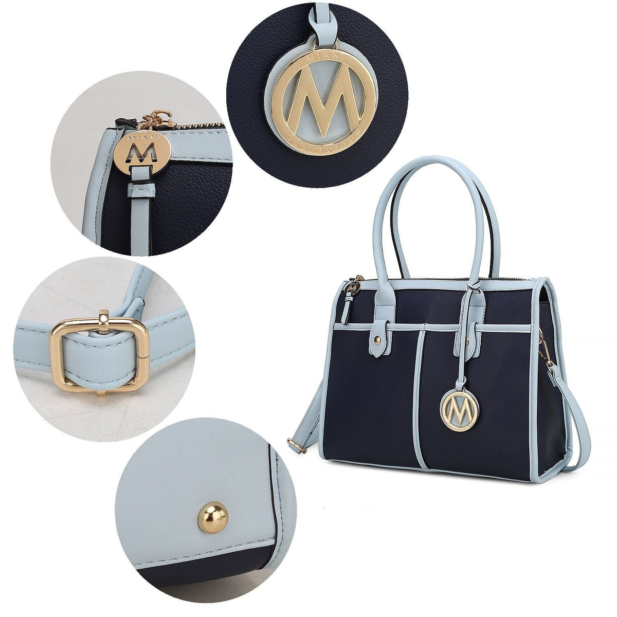 MKF Collection Livia Women's Satchel Handbag by Mia K