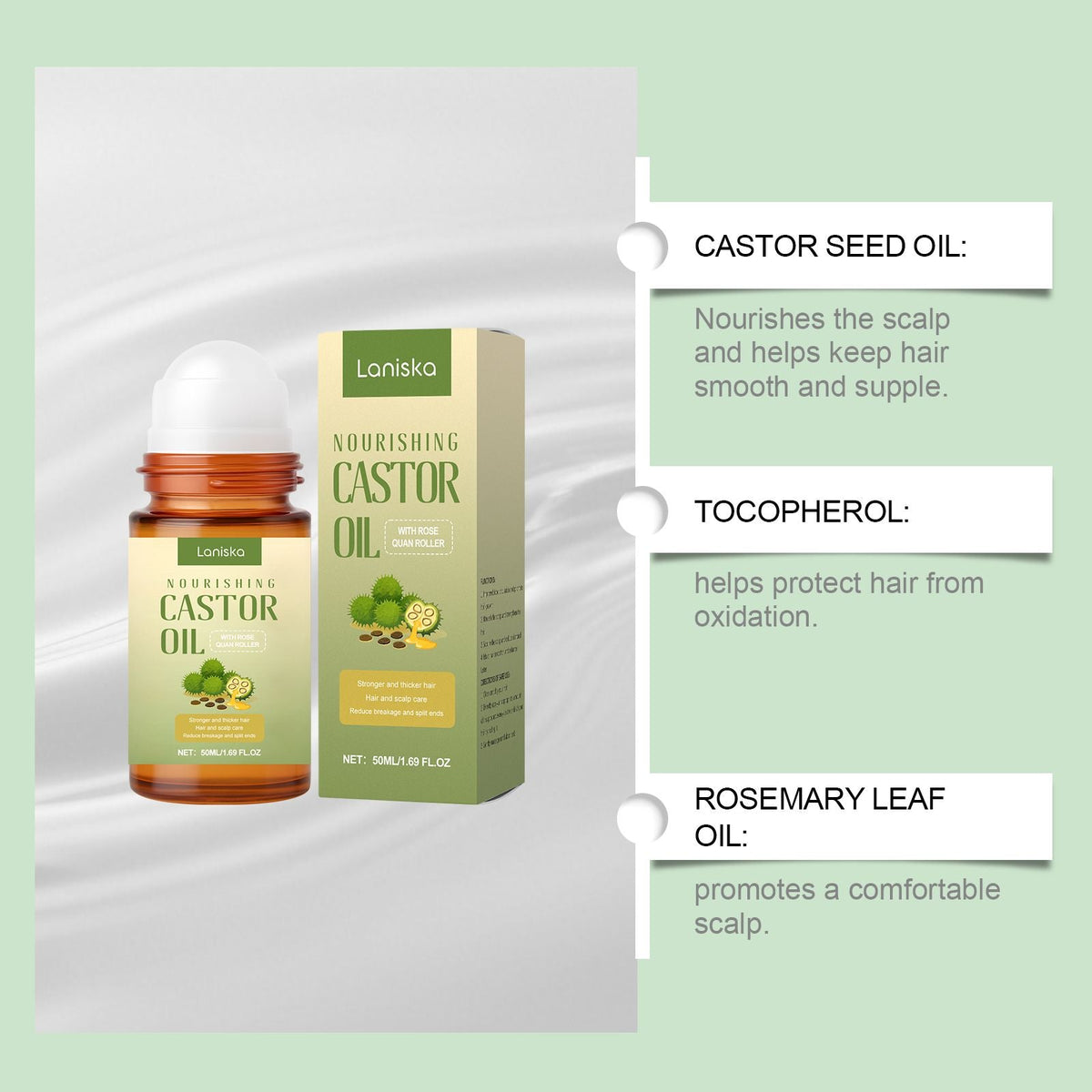 Hair Care Essential Oil Gentle Nourishment for Smooth Hair Daily Scalp Massage Care Essential Oil