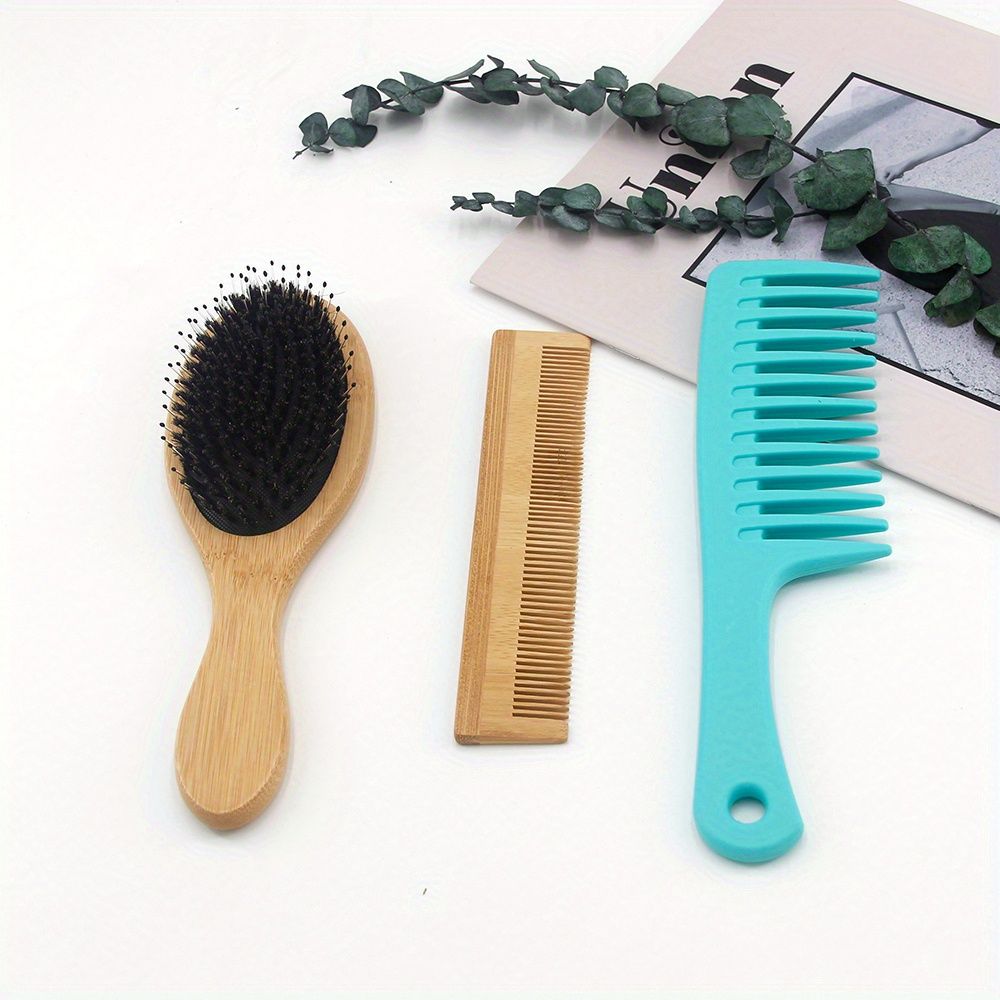 Hairdressing Comb Portable Detangling Hair Brush Fine Tooth Comb Wide Tooth Comb For Barber Salon Home Use
