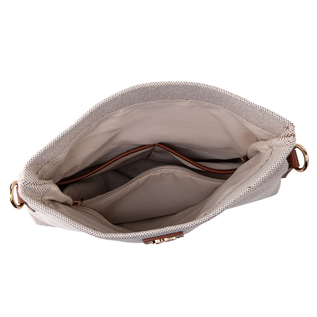 MKF Collection Fiora Faux Leather Shoulder Crossbody Bag by Mia K