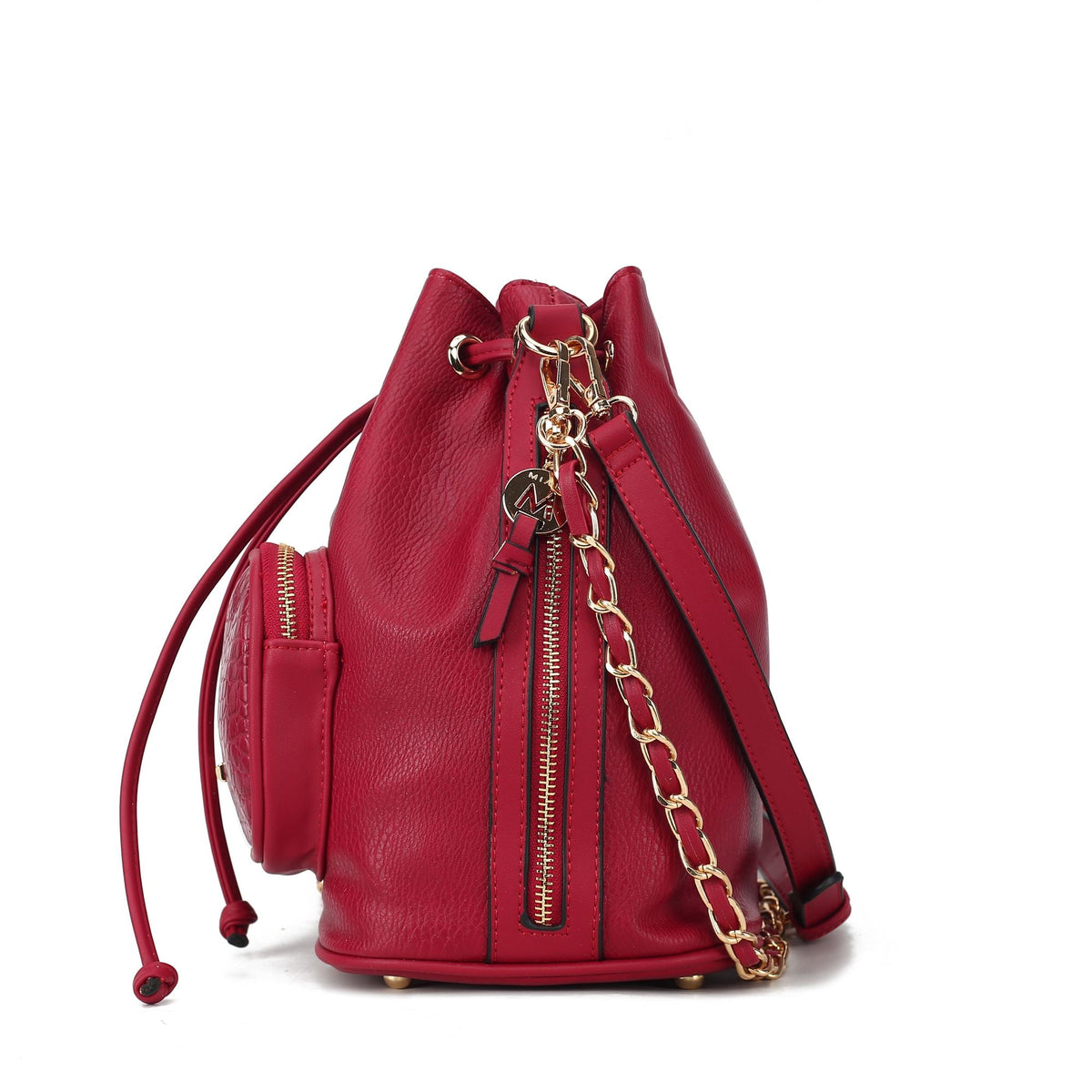 MKF Collection Azalea Vegan Leather Women Bucket Bag by Mia K
