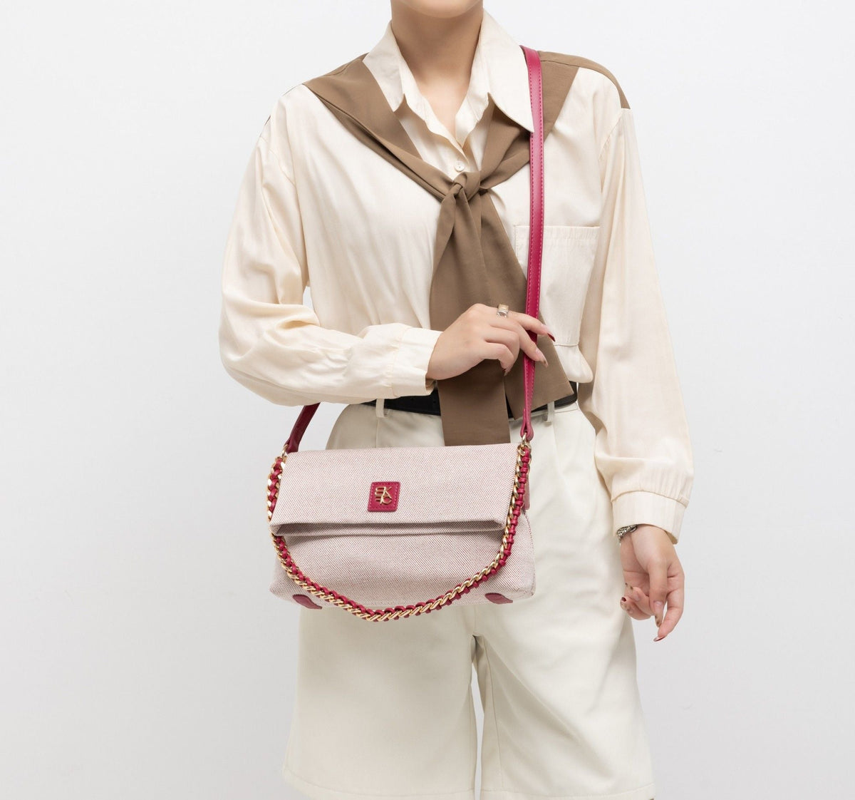 MKF Collection Fiora Faux Leather Shoulder Crossbody Bag by Mia K