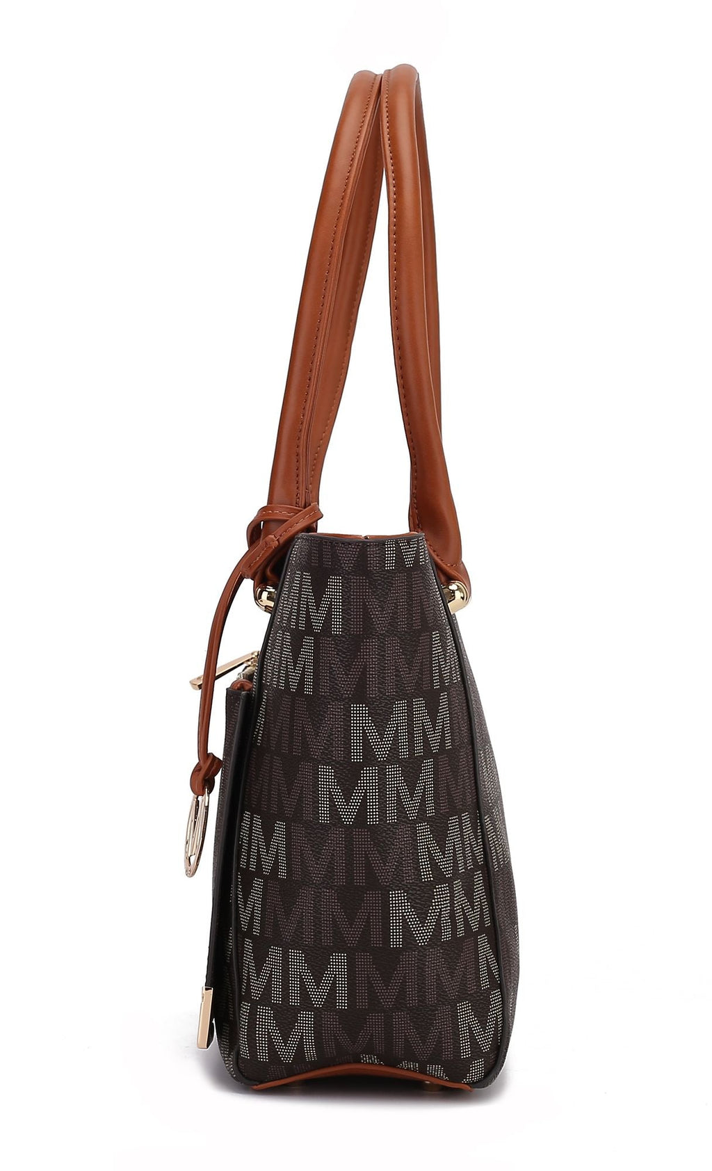 MKF Collection Lady II M Signature Large Tote, Small Tote & Wallet Set, Stylish Womens Handbag M Design by Mia K