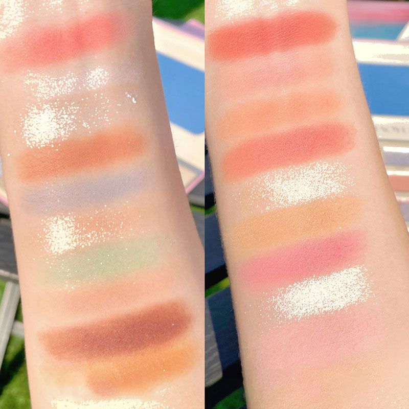 20 Colors Shiny Eyeshadow Palette Matte Rose Color Earth Eye Shadow Polarized Glitter Long Lasting Eye Makeup Cosmetic 2025New