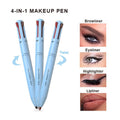 4 Color Lip Liner Highlighter Eyeliner And Eyebrow Pencil 4in1 makeup pen