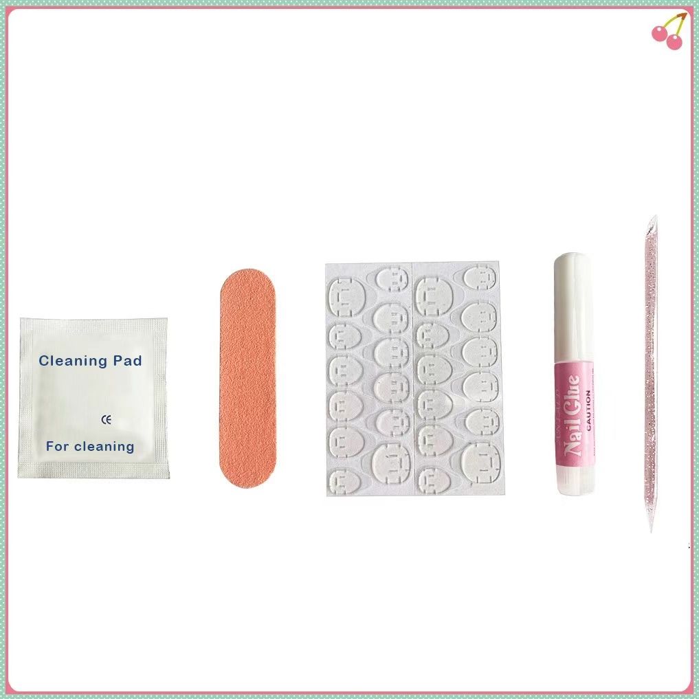 2026 Gothic Charm Finely Crafted Wearable Nails - Valentine's Day Long Square Press-on Fake Nail Set. Handmade Fake Nail Plates