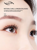 No Glue Soft Magnetic Clip On Eyelashes, Misty Slim Sparse B/C Curl Gentle Lifting Lashes for Thin & Double Inner Eyelid Daily Makeup