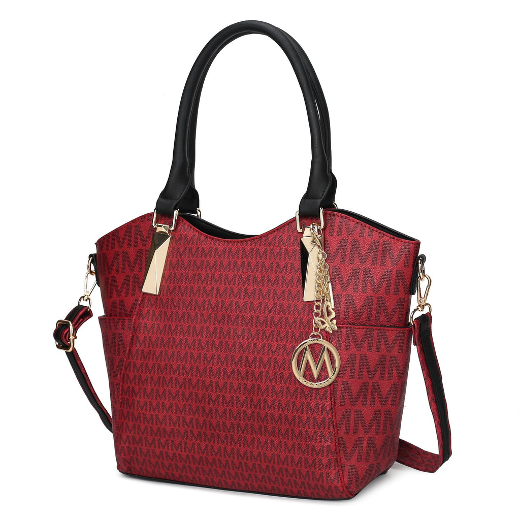 MKF Collection Devorah Signature Printed Vegan Leather Women's Tote Bag by Mia K