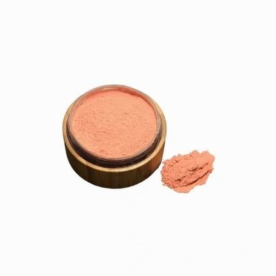 BeNat All-Natural Blush Loose Powder | Reusable Bamboo Container with Refills | Vegan & Lightweight Face Makeup