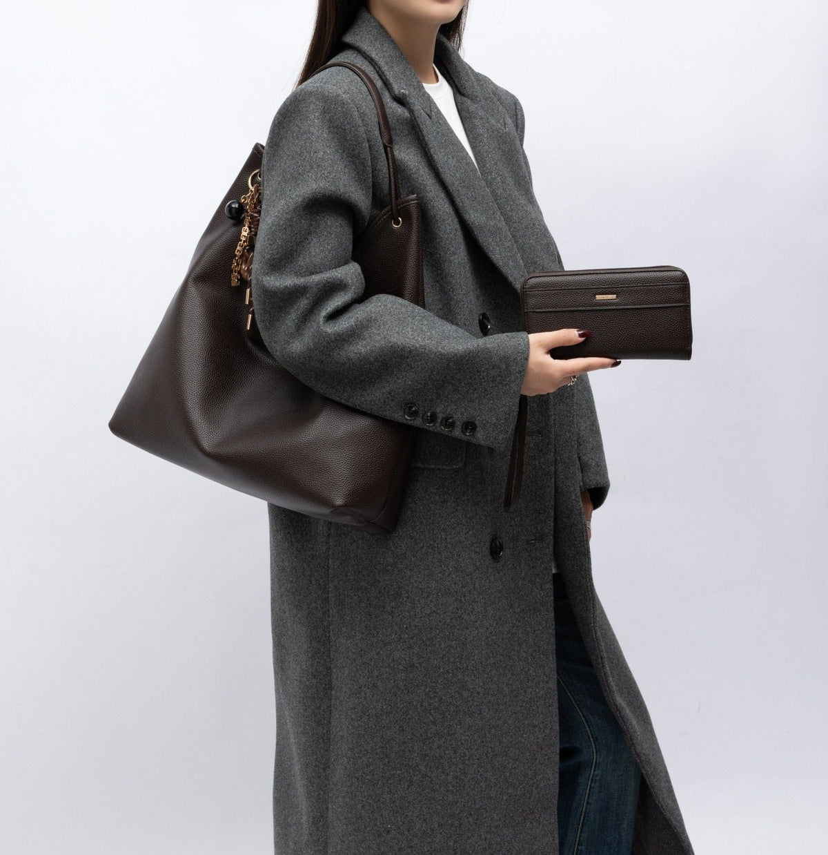 MKF Collection Eloa Hobo Bag with Wallet- 2-piece set by Mia K