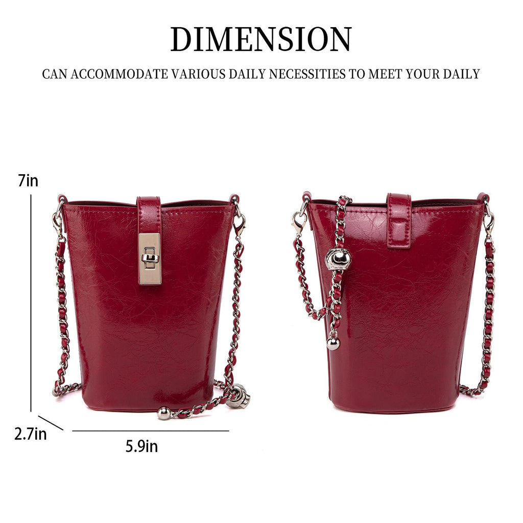MKF Collection Evelina Mini Bucket Shoulder Bag by Mia K