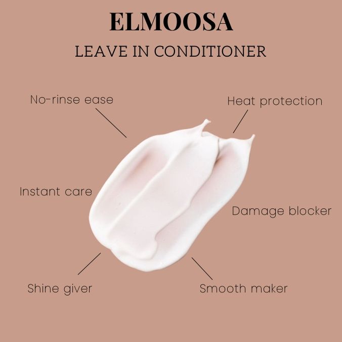 ELMOOSA Hair care Leave In Conditioner,100ml&250ml Enriched With Various Advanced  Ingredients,Hydrates & Strengthens Hair