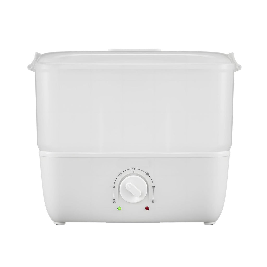 Hot Towel Warmer, 1.1 gal Small Towel Steamer with Clip & Indicator, Holds 12-15 Towels, Portable Facial Warmer Quickly Heats Up in 5 Minutes, for Spa, Barber, Manicures, Massage, Salon, White
