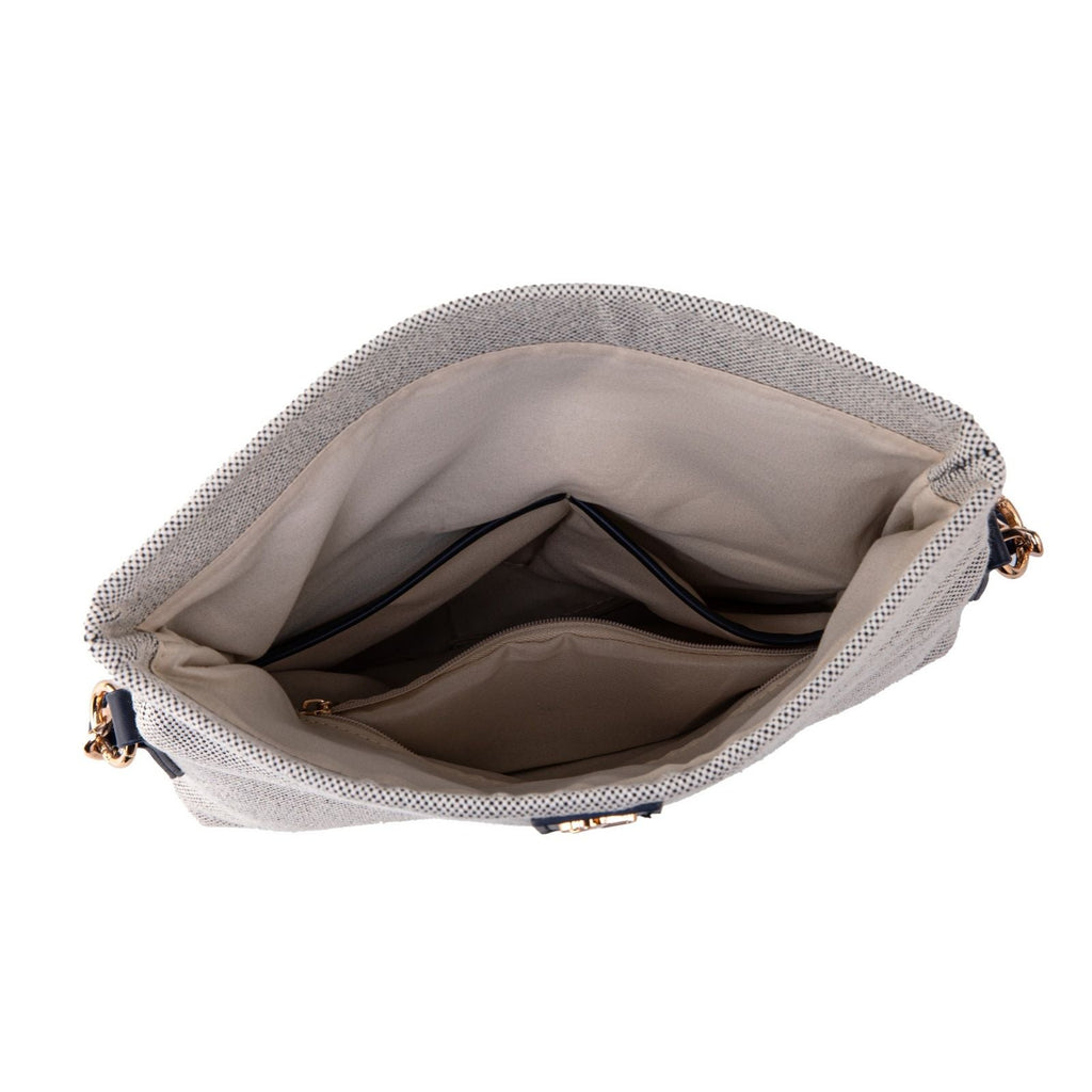 MKF Collection Fiora Faux Leather Shoulder Crossbody Bag by Mia K