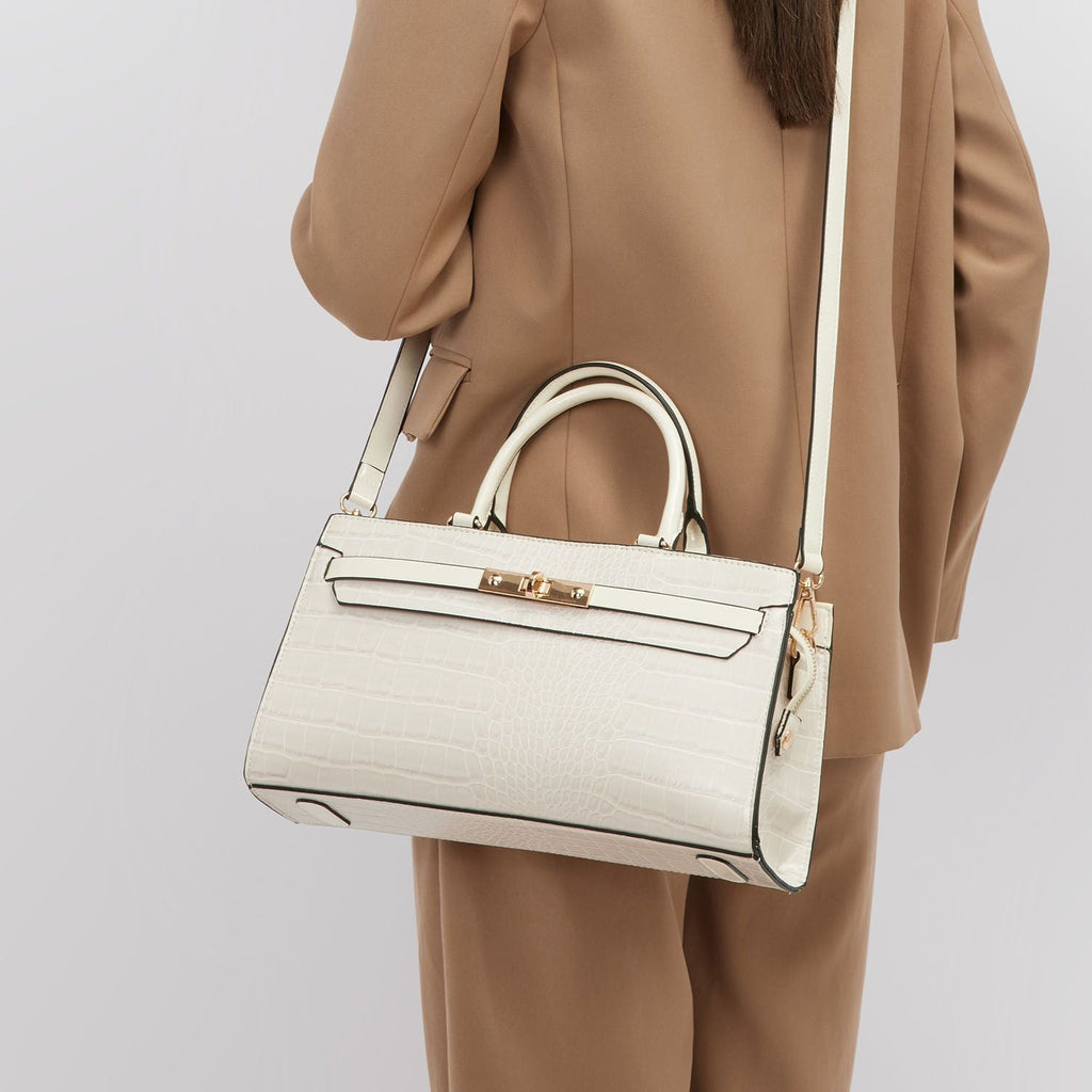 MKF Collection Colby Satchel Bag Stylish Vegan Leather Elegant Purse by Mia K