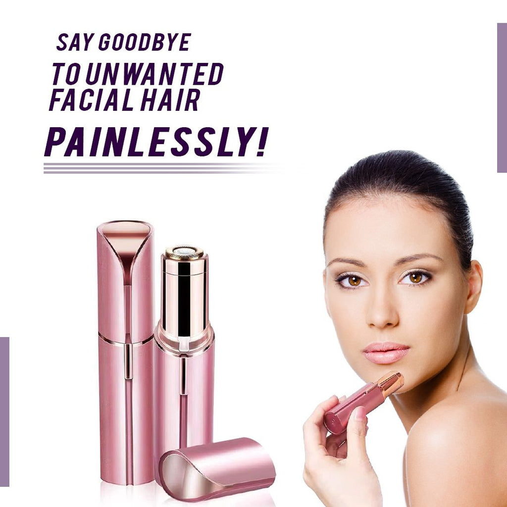 The Effortless Beauty Kit 3-in-1 Painless Facial Hair Remover, Precision Electric Eyebrow Trimmer & Rechargeable Heated Eyelash Curler Grooming Set for Smooth Skin and Long-Lasting Curled Lashes