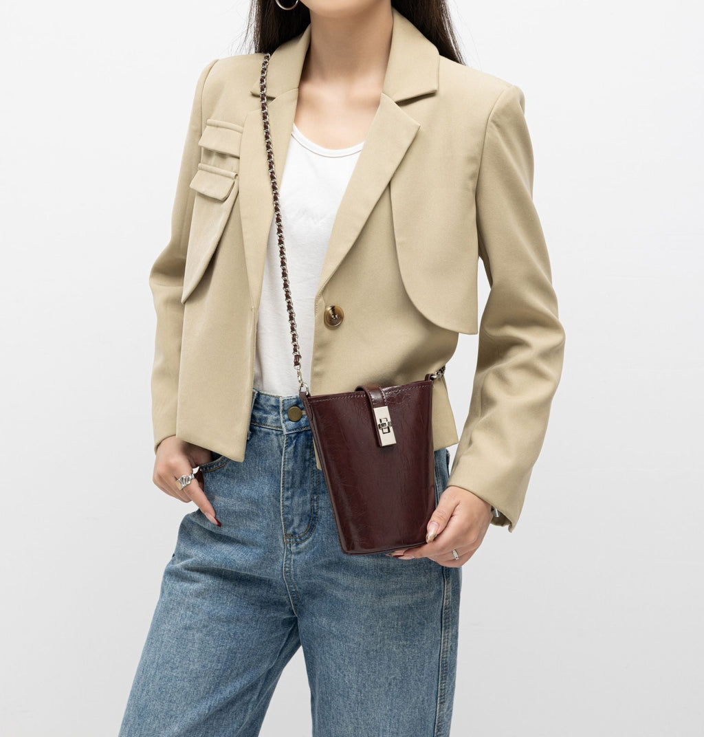 MKF Collection Evelina Mini Bucket Shoulder Bag by Mia K
