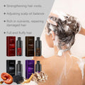 isex hair color shampoo, temporary dye shampoo available in brown and purple shades. This hair care product allows easy at-home hair coloring, providing long-lasting color that covers white hair with