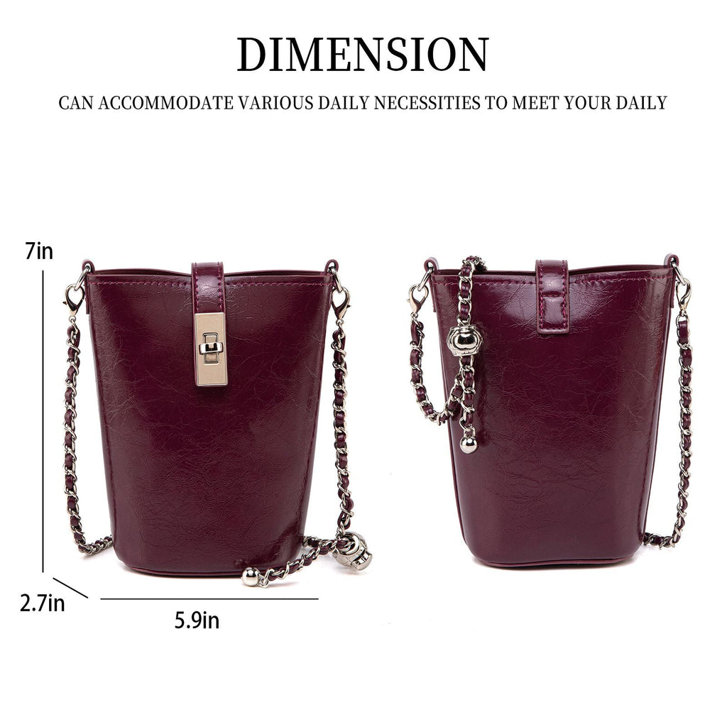 MKF Collection Evelina Mini Bucket Shoulder Bag by Mia K