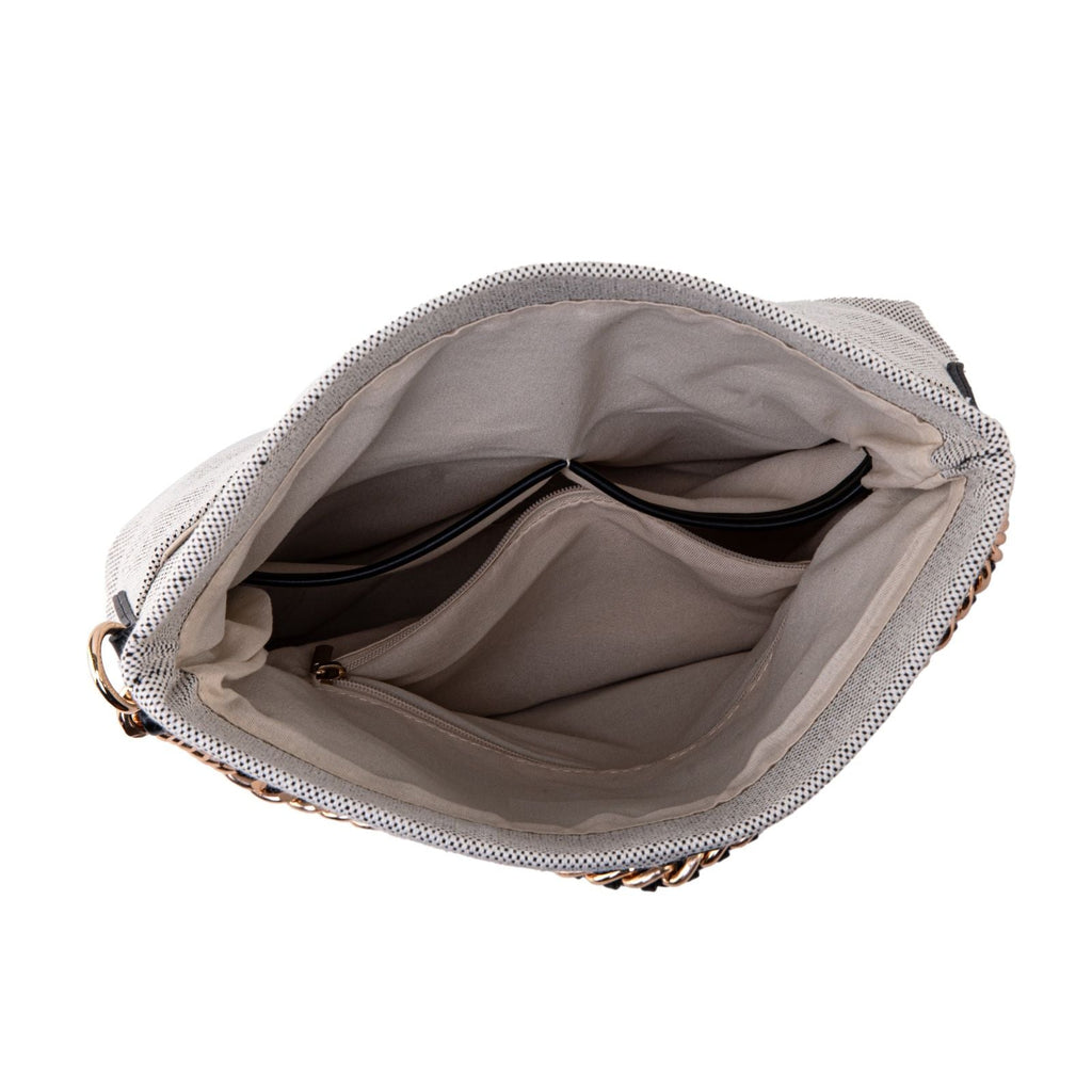 MKF Collection Fiora Faux Leather Shoulder Crossbody Bag by Mia K