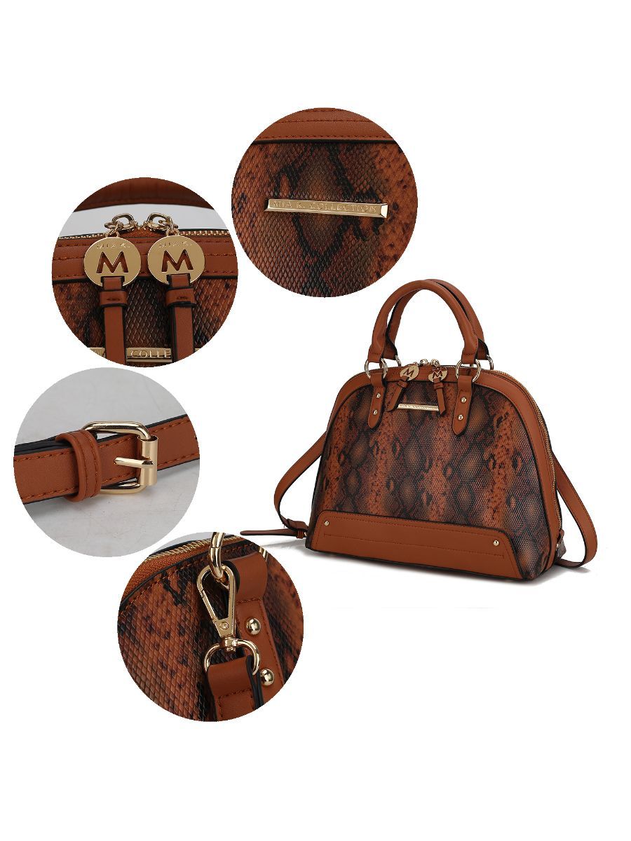 MKF Collection Frida Satchel Handbag and Wallet by Mia k