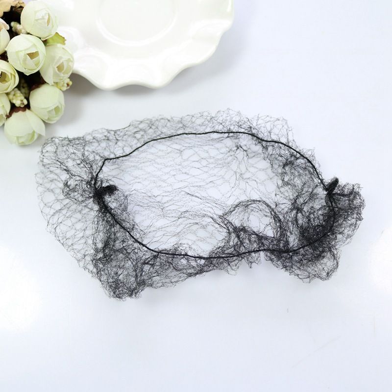 60cm 70cm 80cm 100cm Soft Elastic Nylon Hair Net Star Dance Recital Buns Hair Extension Weaving Cap Black Invisible Hairnets