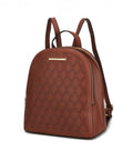 MKF Collection Sloane Vegan Leather Multi-Compartment Backpack by Mia K.