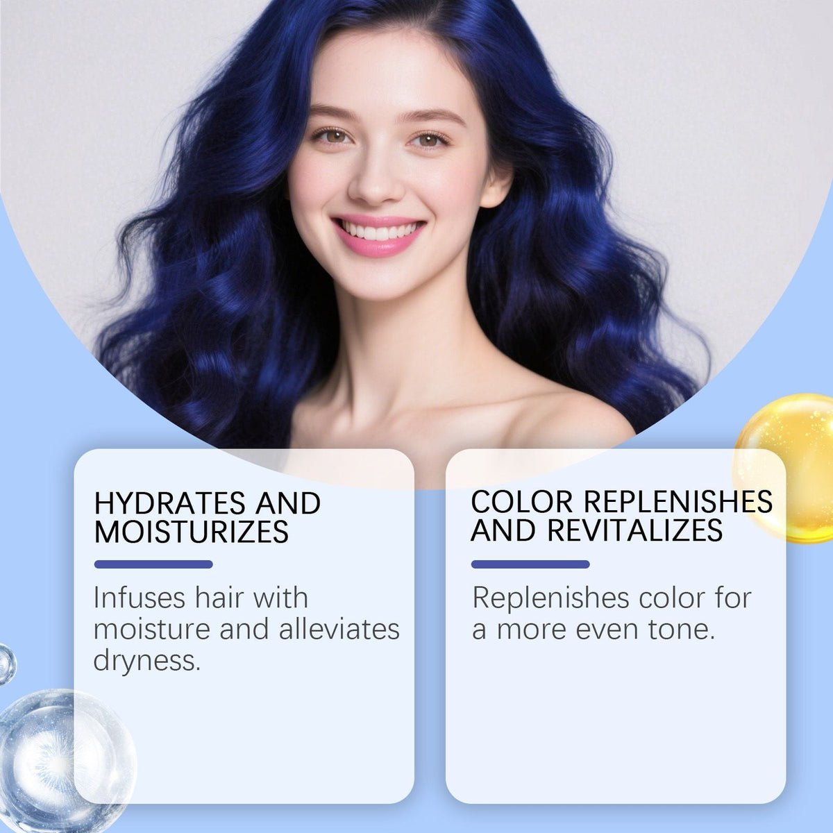 Hair Care Hydrating Mask Nourishes Frizzy Hair for Smooth, Silky and Lustrous Hair Care Essence Mask