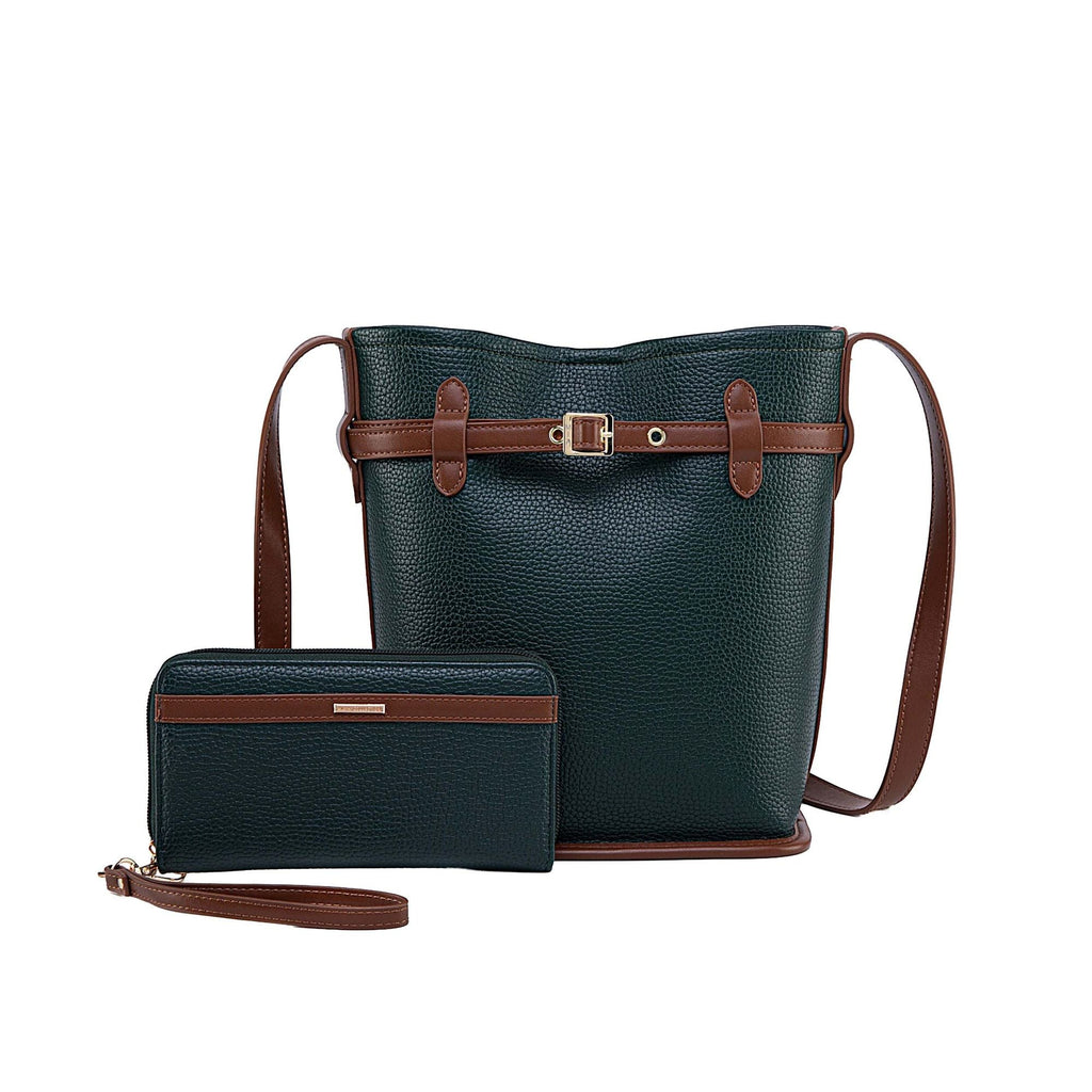 MKF Collection Odette 2-Piece Bucket Bag & Wallet by Mia K