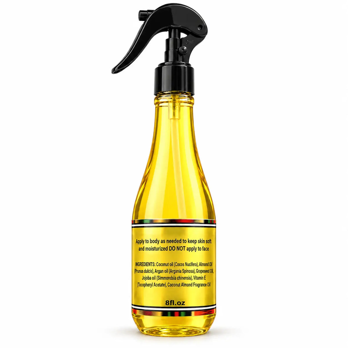 Almond Coconut Body Oil – Lightweight Moisturizing Oil