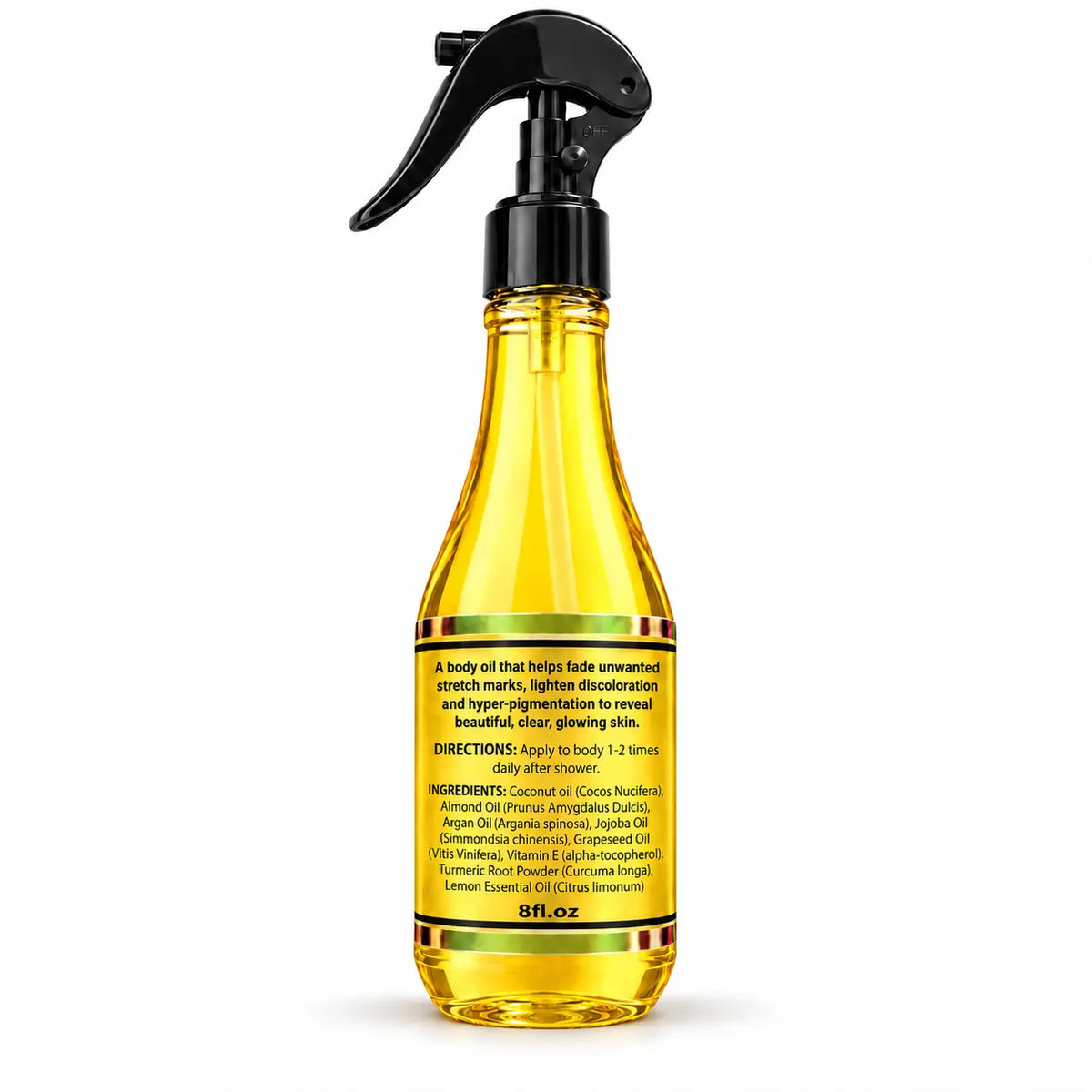 Lemon Turmeric Body Oil – Brightening Glow Oil
